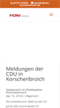 Mobile Screenshot of cdu-korschenbroich.de